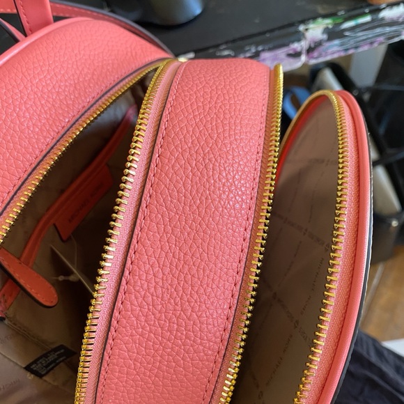 Michael Kors Adina md backpack leather grapefruit main image 6